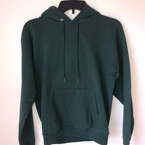 Emerald green Hanes sweatshirt